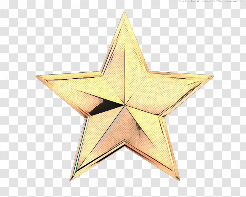Yellow Star - Astronomical Object - Metal Transparent PNG