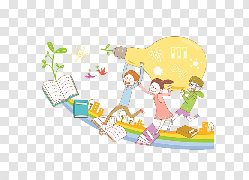 Seoul Light Clip Art - Human Behavior - Learning Children Transparent PNG