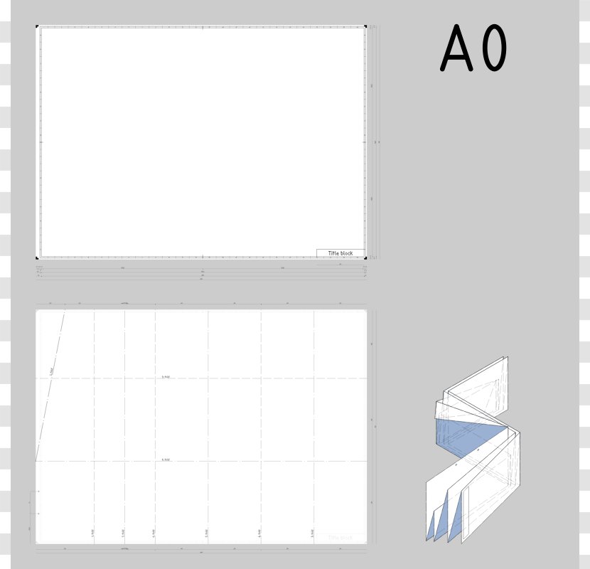 Standard Paper Size Technical Drawing Clip Art - Iso 216 Transparent PNG