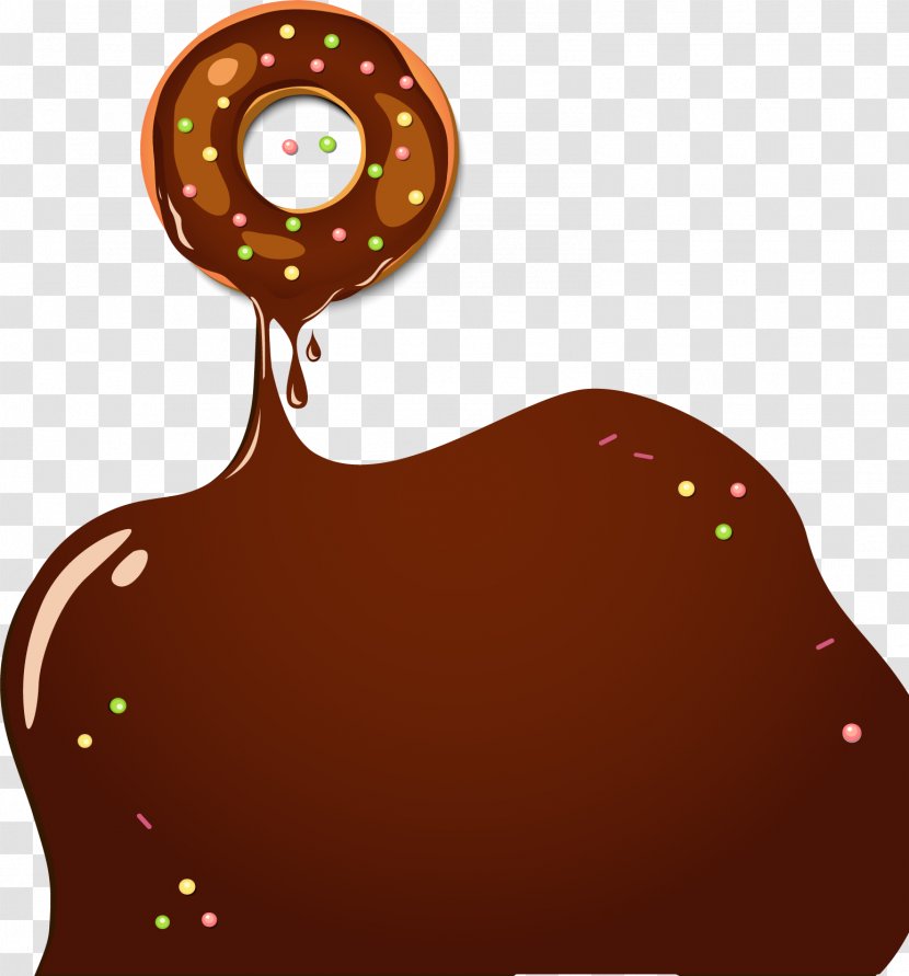 Doughnut Fast Food Icing - Flower - Hand Painted Yellow Donut Transparent PNG