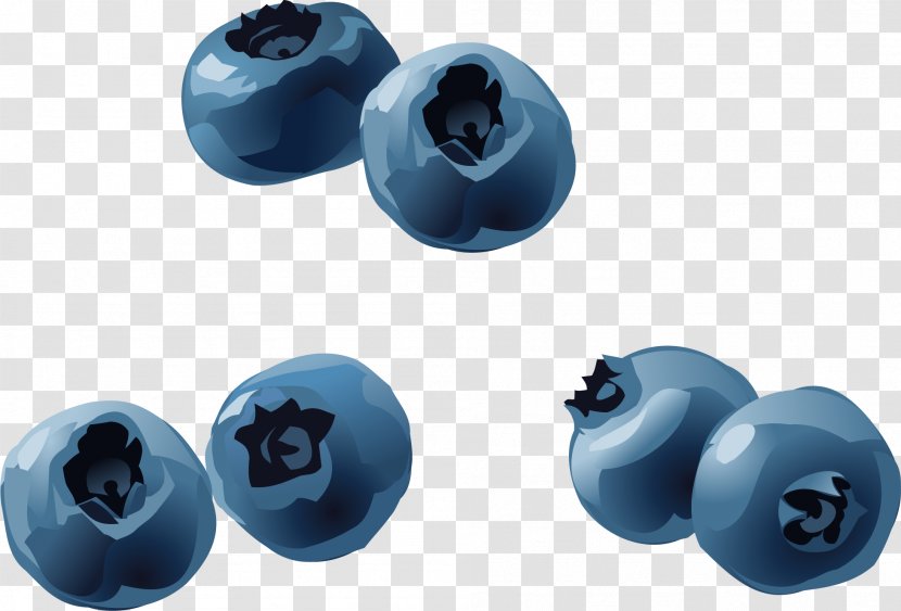 Blueberry Fruit - Pixel - Vector Hand-painted Transparent PNG