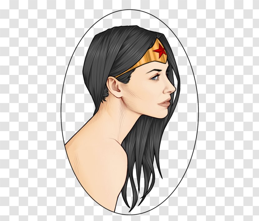 Evangeline Lilly Comic Book Wonder Woman Portrait Art - Heart Transparent PNG