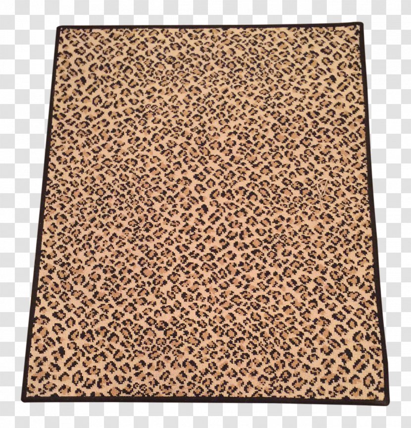 Folsom Mat Flooring Carpet Room - Placemat - Leopard Print Transparent PNG