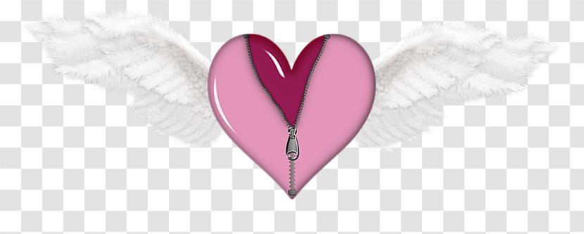 Angels Heart - Cartoon - Love Zipper Transparent PNG