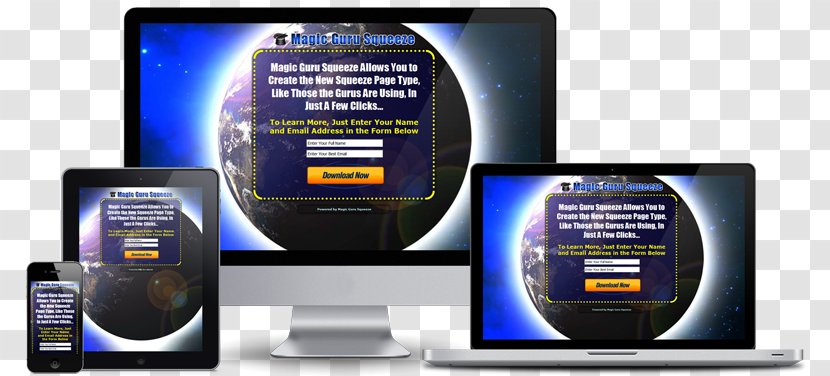 Squeeze Page Computer Software Marketing Email Newsletter - Technology - 100 Guaranteed Transparent PNG