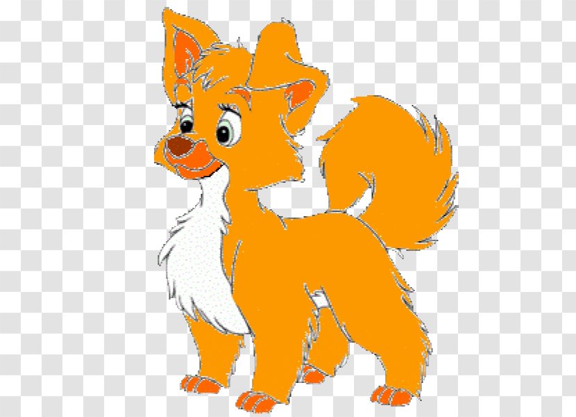 Whiskers Red Fox Cat Mammal Dog - Orange Transparent PNG