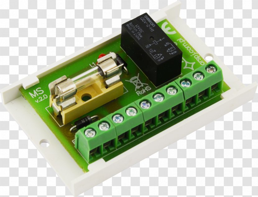 Microcontroller Relay Electrical Connector AWZ511 Power Converters - Computer Hardware - Electronics Transparent PNG
