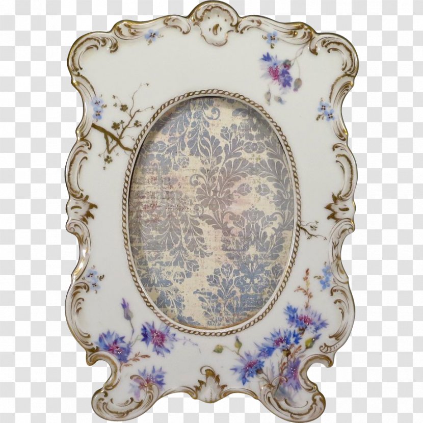 Purple Porcelain Lilac Plate Picture Frames - Tableware - Hand-painted Illustration Transparent PNG