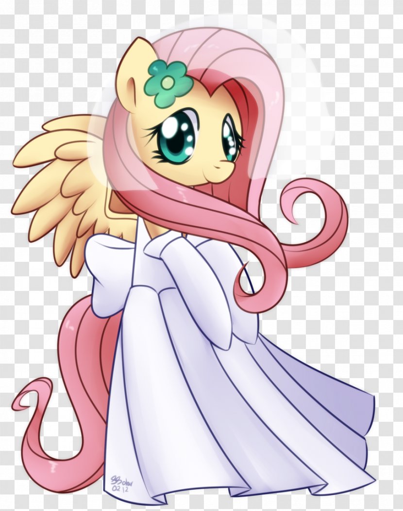 Pinkie Pie Pony Fluttershy Twilight Sparkle Wedding Dress - Watercolor - Lovely Transparent PNG