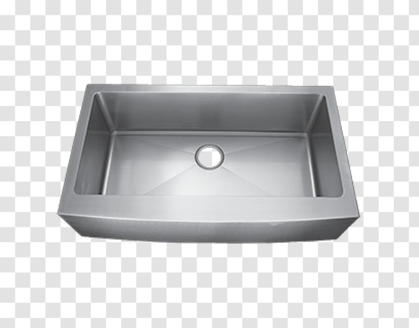 Kitchen Sink Stainless Steel Bowl - Measure Twice Transparent PNG