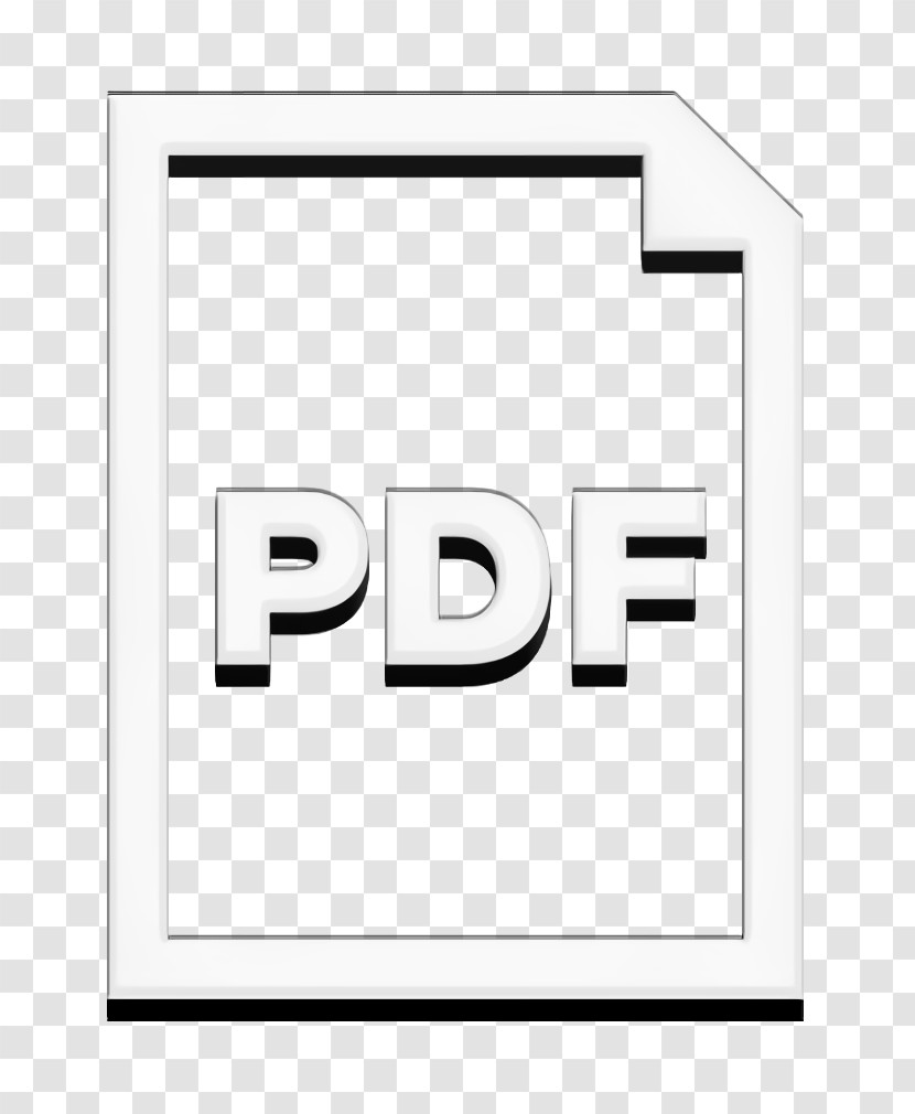 Pdf Document Interface Symbol Icon Pdf Icon Interface Icon Transparent PNG