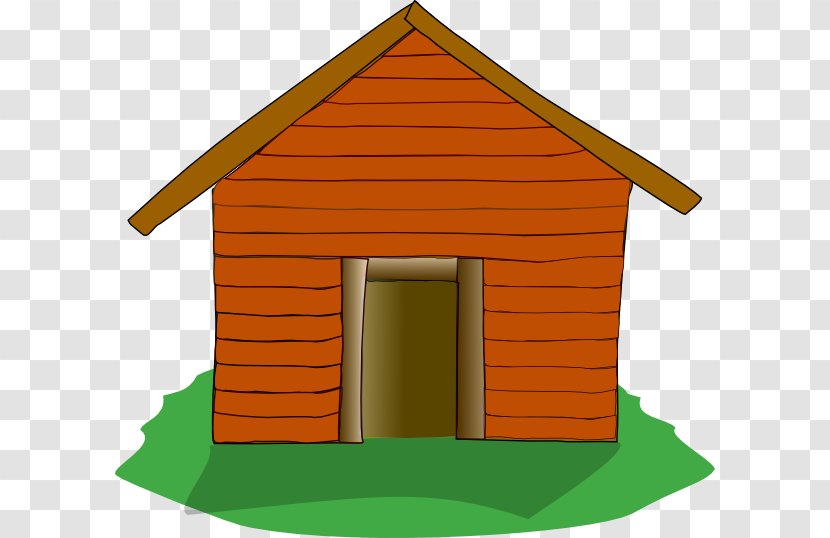 House Log Cabin Free Content Clip Art - Orange - Camping Cliparts Transparent PNG