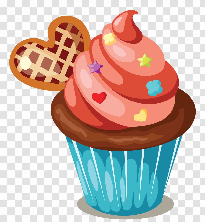 Cupcake Icing Birthday Cake Muffin Clip Art - Sweetness - Delicious Cupcakes Transparent PNG