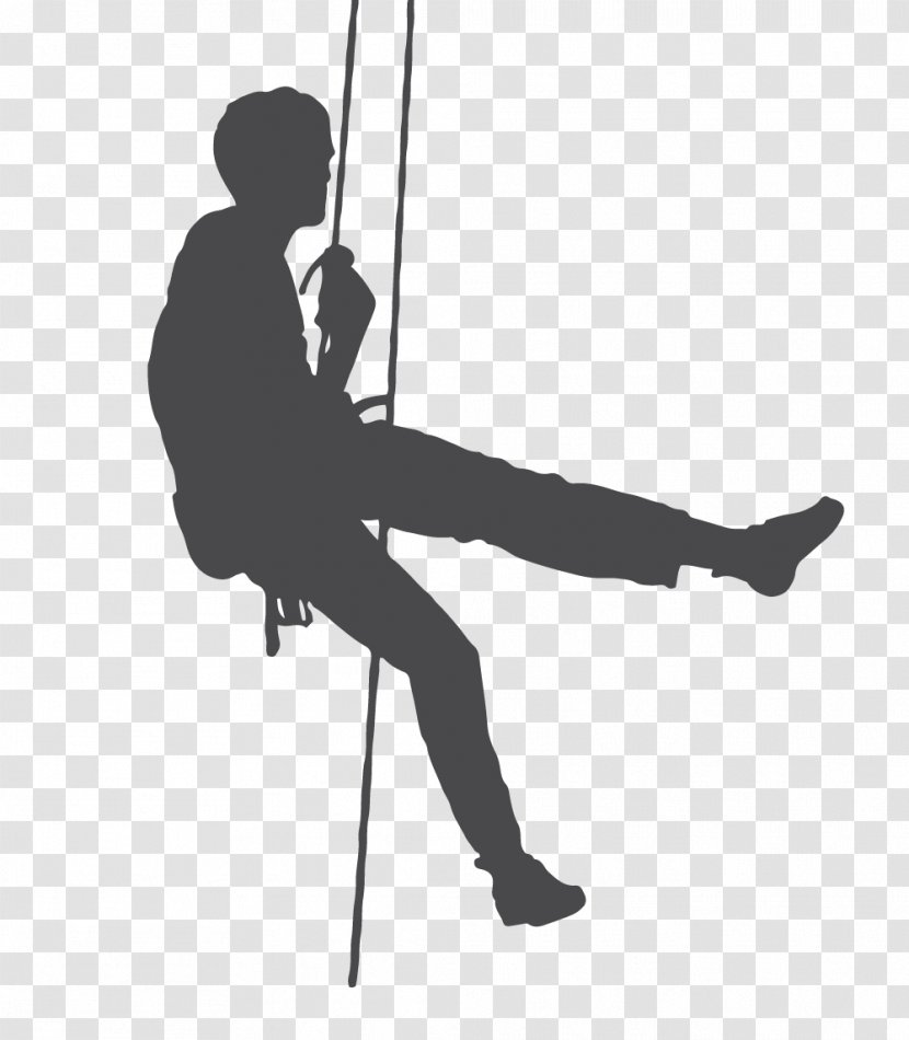 Silhouette Tree Climbing Mountaineering Sport Transparent PNG