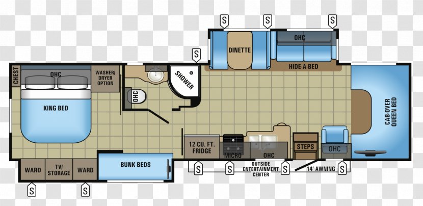 Campervans Floor Plan Jayco, Inc. Caravan Vehicle - Mount Comfort Rv - Floorplan Transparent PNG