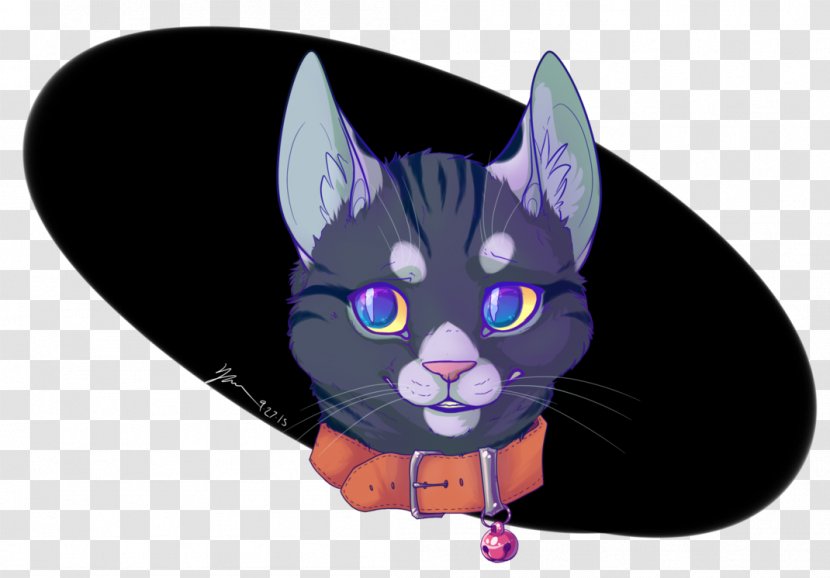 Whiskers Kitten Black Cat - Fictional Character Transparent PNG