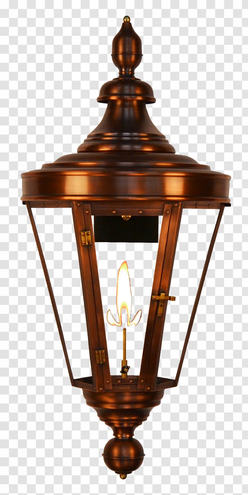 Royal Street, New Orleans Gas Lighting Lantern - Ceiling Fixture Transparent PNG