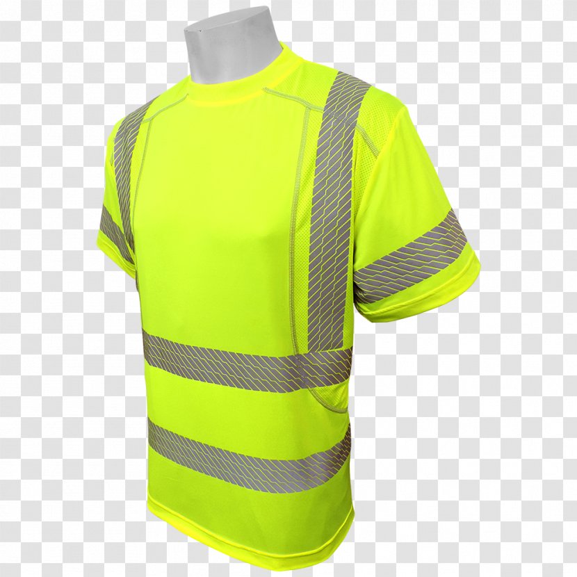 T-shirt Sleeve High-visibility Clothing - Tshirt - Visible Mesh Shorts Transparent PNG