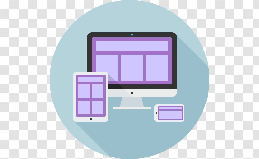 Responsive Web Design Icon Page Layout Grid Transparent PNG