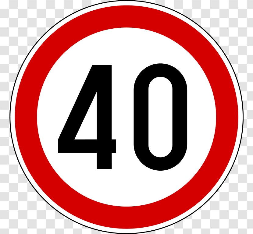Kilometer Per Hour Traffic Sign Speed Limit Clip Art - Symbol - Highway Signs Transparent PNG