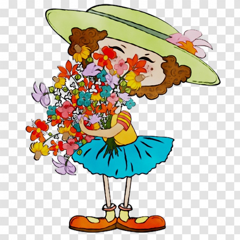 Floral Design Illustration Cut Flowers - Character - Luau Transparent PNG