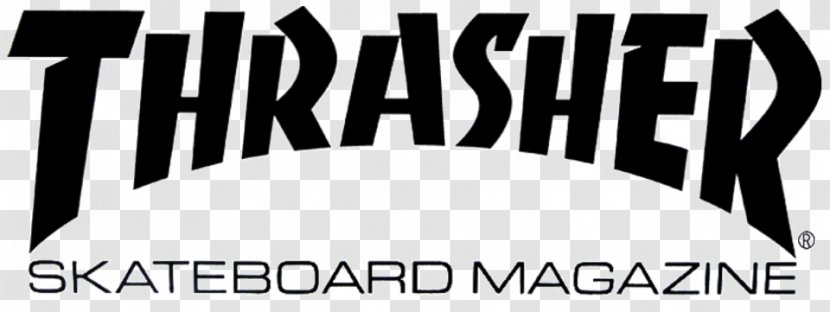 Thrasher Hoodie T-shirt Skateboarding - Magazine Transparent PNG