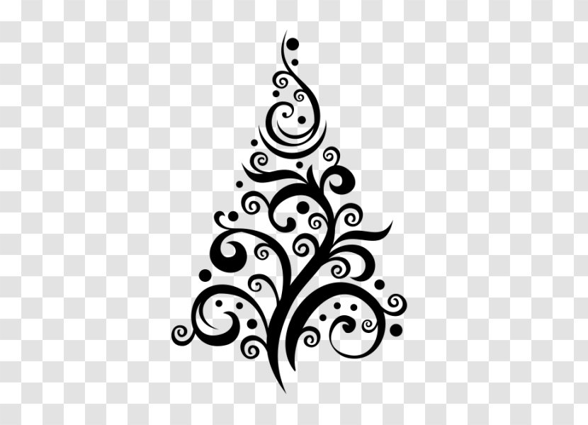 Wall Decal Christmas Tree Sticker Transparent PNG