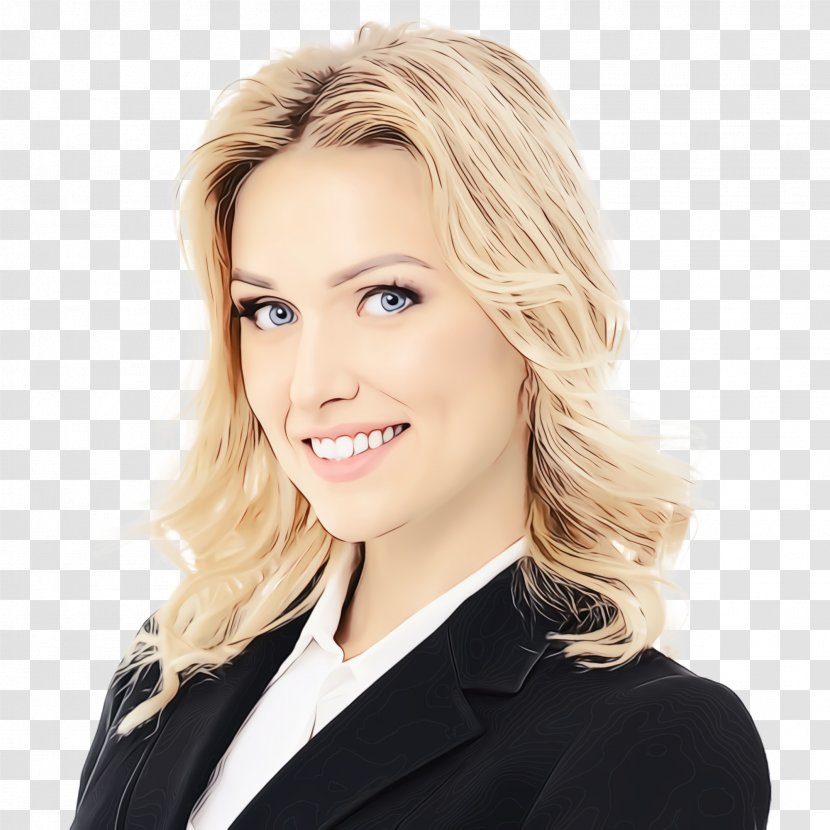 Hair Face Blond Hairstyle Eyebrow - Forehead Lip Transparent PNG
