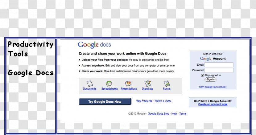 Web Page Computer Program Screenshot Organization - Learning - Google Docs Transparent PNG