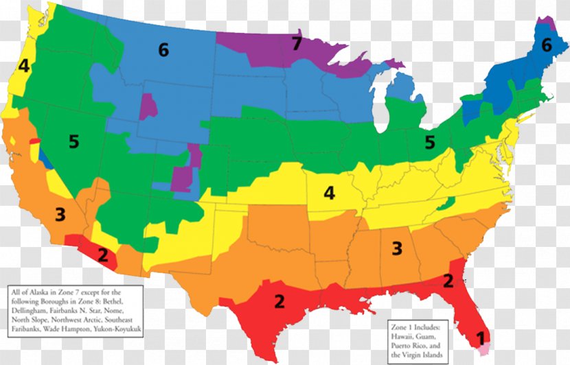United States R-value Climate Building Insulation Hardiness Zone - World Transparent PNG