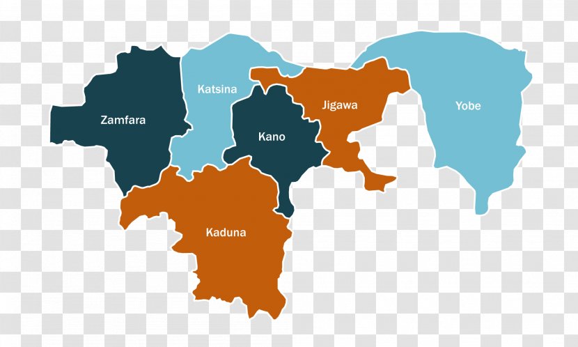 Jigawa State Abuja Kaduna Kano Yobe - Map - United States Transparent PNG
