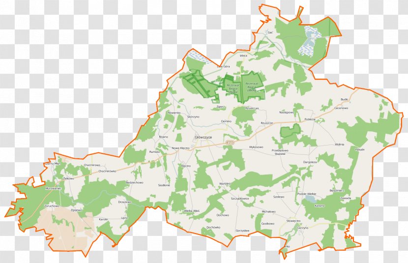 Kokoszki, Pomeranian Voivodeship Zgierz, Rzuszcze Cecenowo Poland - Map - Big Transparent PNG
