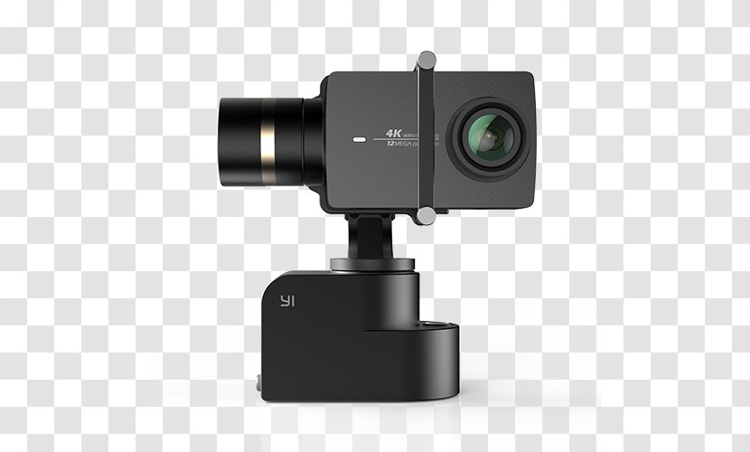 Gimbal YI Technology 4K Action Camera 4K+ Pan–tilt–zoom - Xiaomi Yi Transparent PNG