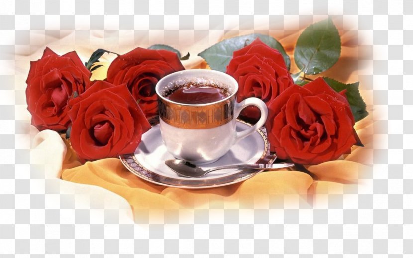 Flowering Tea Coffee Breakfast Teacup - Drink - Good Evening Transparent PNG