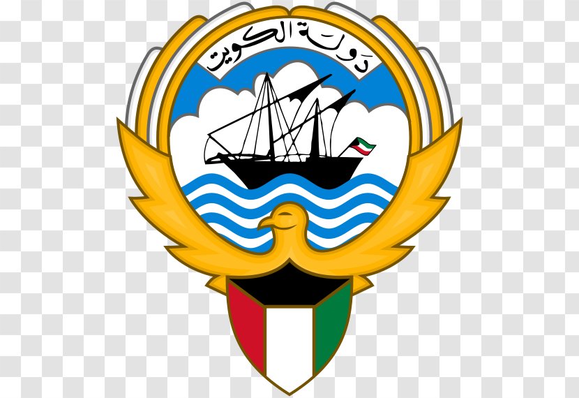 Kuwait City Emblem Of Coat Arms Flag - Falcon Transparent PNG