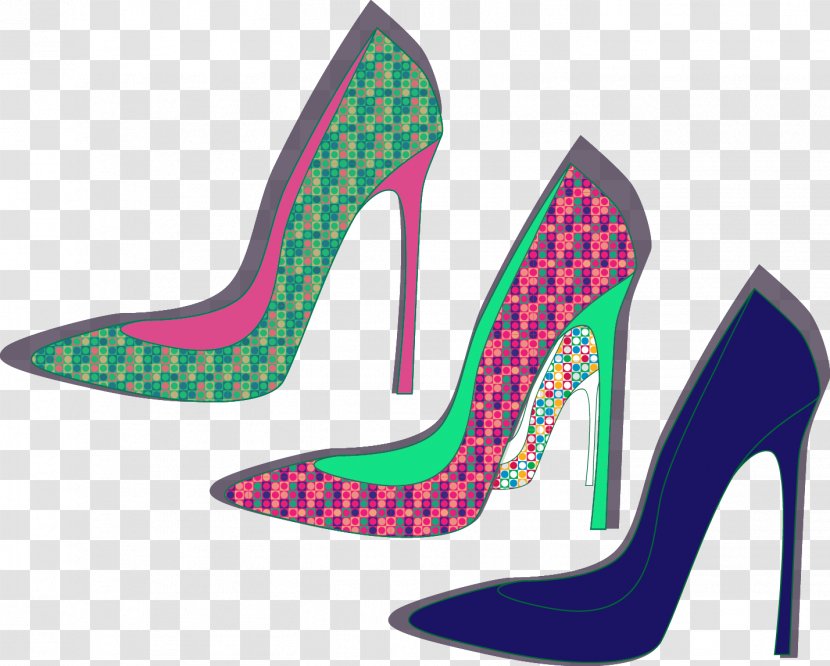 High-heeled Footwear Shoe Pattern - High Heeled - Vector Shoes Transparent PNG