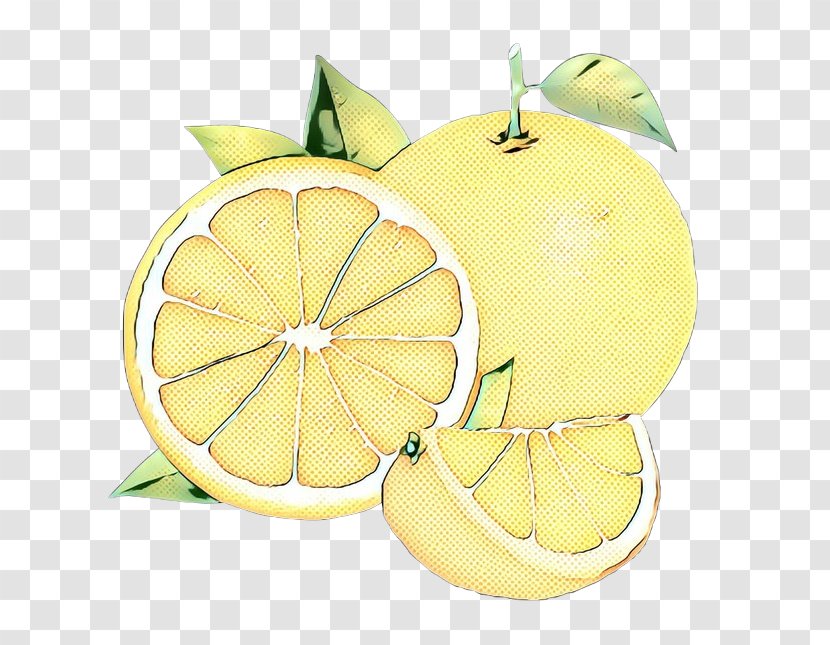 Cartoon Lemon - Citrus Fruit - Vegetarian Food Pomelo Transparent PNG