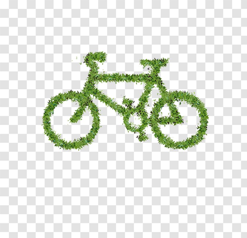 Bicycle Cycling Traffic Sign Clip Art - Pixabay - Green Leaf Transparent PNG