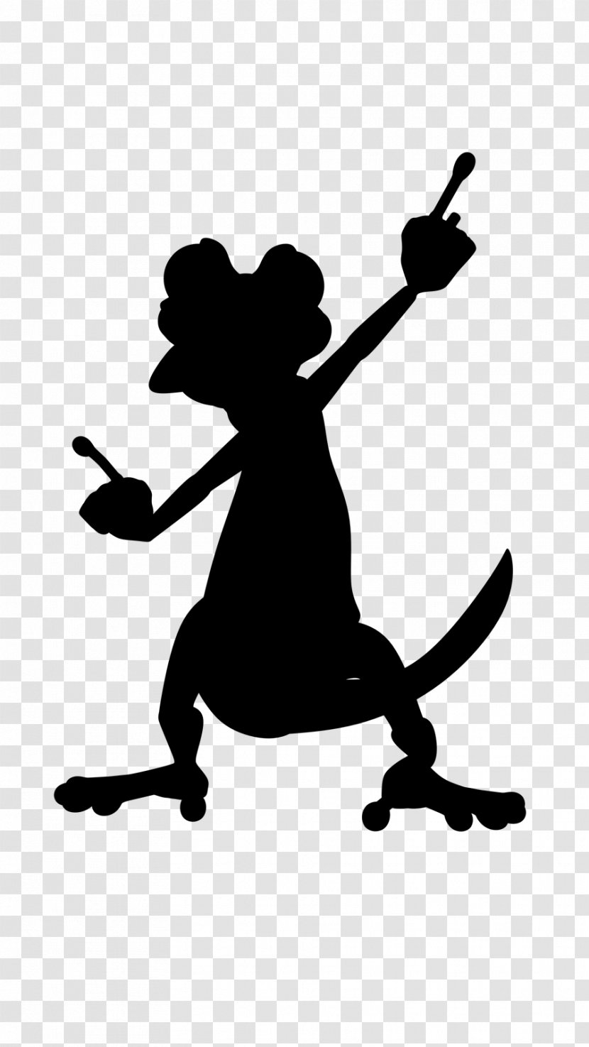 Clip Art Character Silhouette Sports Line - Animal Transparent PNG