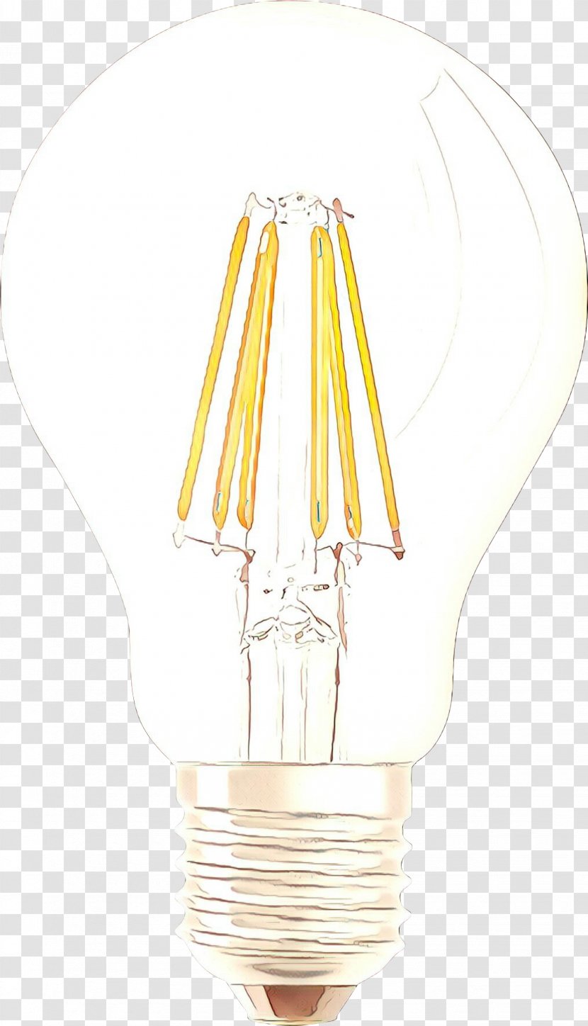 Light Bulb - Cartoon - Compact Fluorescent Lamp Fixture Transparent PNG