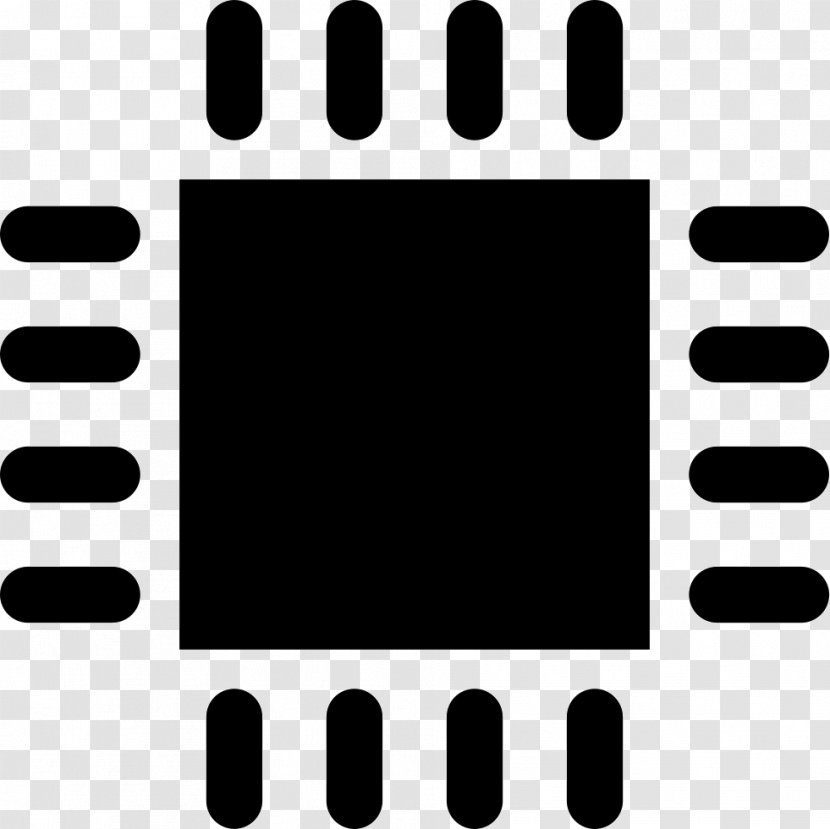 Electronics Computer Hardware - Monochrome Photography - Integrated Circuits Chips Transparent PNG