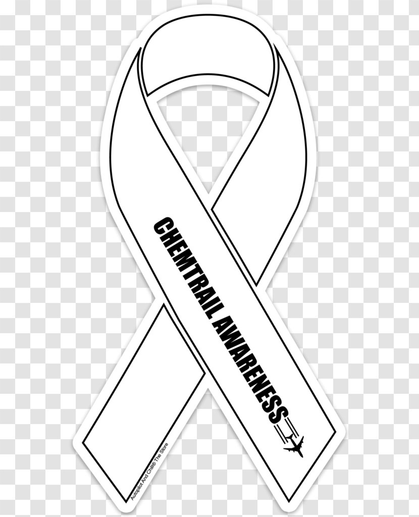 Awareness Ribbon Chemtrail Conspiracy Theory Clothing Accessories - Black - Down Syndrome Logo Transparent PNG