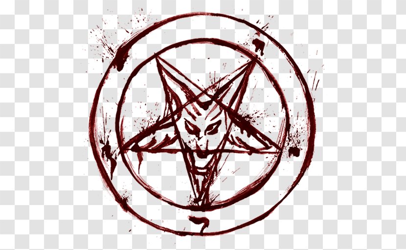 Lucifer T-shirt Baphomet Church Of Satan The Satanic Bible - Drink Transparent PNG