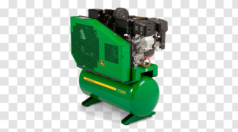 John Deere Compressor De Ar Electric Generator Pneumatics - Gas - Engine Displacement Calculator Transparent PNG