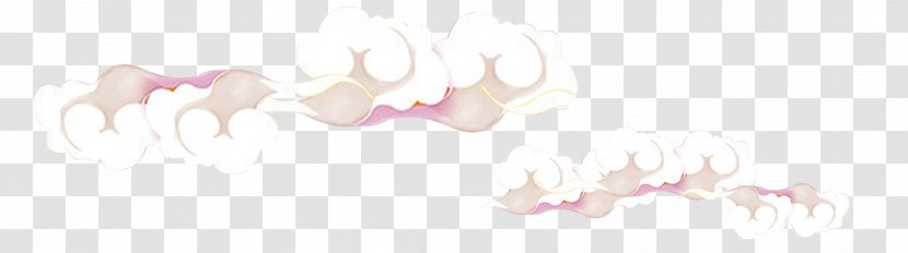 Paper Fashion Accessory Tooth Mouth Lip - Heart - Origami Effect Clouds Transparent PNG