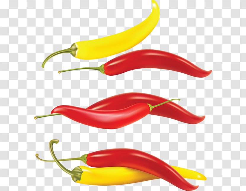 Vegetarian Cuisine Serrano Pepper Cayenne Chili Vegetable - Yellow Transparent PNG