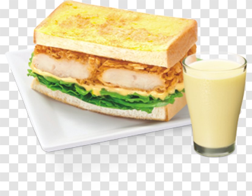 Breakfast Sandwich Cheese Chicken Milk - Finger Food Transparent PNG