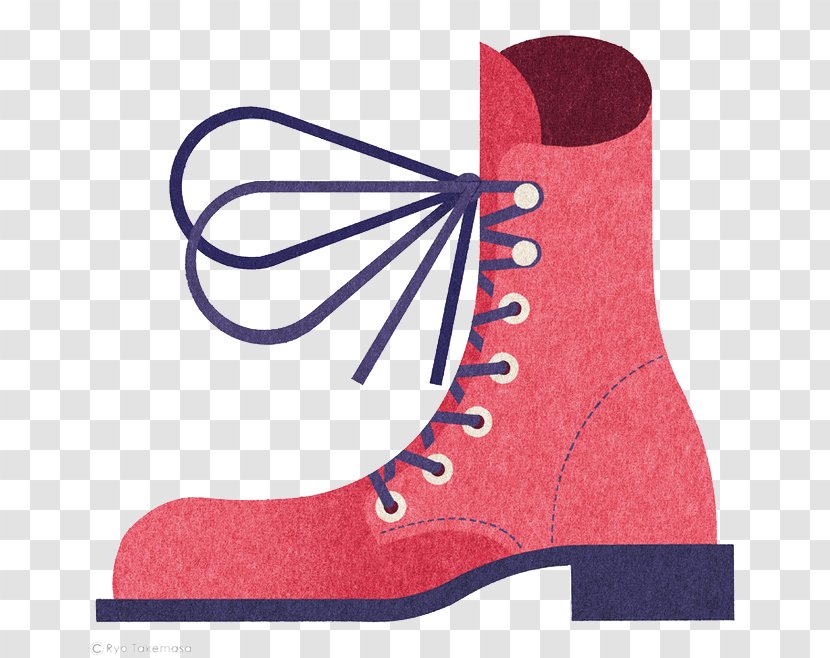 Graphic Design Drawing Cartoon Illustration - Shoe - Boots Transparent PNG