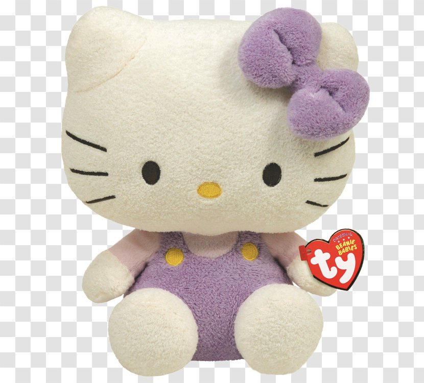Hello Kitty My Melody Beanie Babies Ty Inc. Stuffed Animals & Cuddly Toys - Cartoon - Toy Transparent PNG