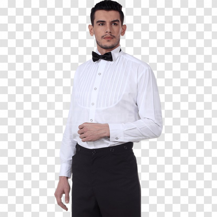 Tuxedo Dress Shirt Formal Wear White - Medieval Collectibles Transparent PNG